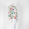 Munthe Cream Floral Silk Blouse