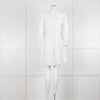 Melissa Odabash Cream Cotton Tiered Mini Sun Dress