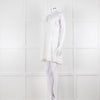 Melissa Odabash Cream Cotton Tiered Mini Sun Dress