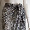 On The Island Black & White Print Cotton Sarong