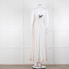 Zimmermann White Multi Polka Dot Strapless Maxi Dress