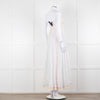 Zimmermann White Multi Polka Dot Strapless Maxi Dress