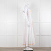 Zimmermann White Multi Polka Dot Strapless Maxi Dress