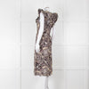 Isabel Marant Etoile Black Pale Green Paisley Frill Shoulder Detail