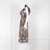 Isabel Marant Etoile Black Pale Green Paisley Frill Shoulder Detail