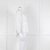 Isabel Marant Etoile White Frill Trim Cotton Long Sleeve Top