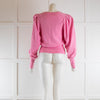Isabel Marant Etoile Pink Fine Knit Jumper with Shoulder Pads
