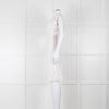 Veronica Beard Cream Sleeveless Wrap Dress