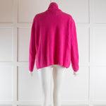 Studio Cashmere Pink Cashmere High Neck Jumper