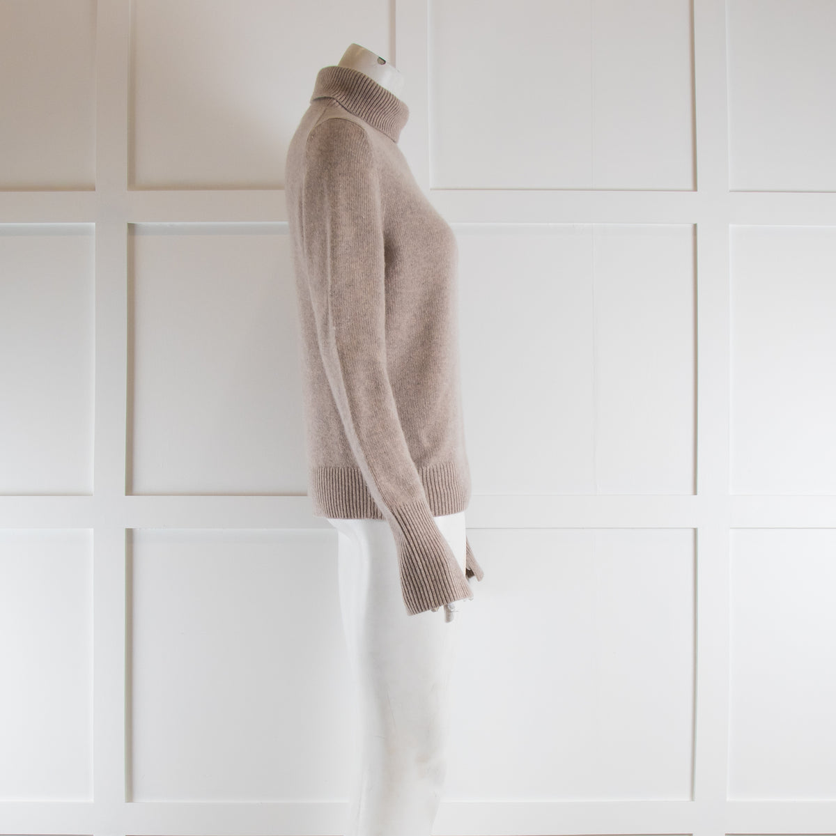 Joseph Oatmeal Cashmere Jumper