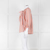See By Chloe White Orange Blue Cotton Striped Top