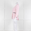 Smythe Pink Black Pocket Cotton Blend Blazer