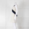 Emilio Pucci Cream Shift Dress with Black and Navy Colour Block Chest