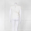 Rag & Bone Cream Sleeveless Belted Top