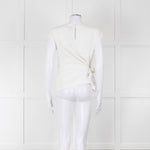 Rag & Bone Cream Sleeveless Belted Top