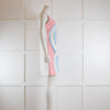 Moschino Cheap and Chic Pink & Blue Patterned Cotton Shift Dress