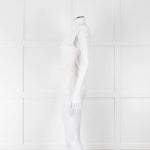 Rag & Bone Cream Sleeveless Belted Top