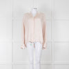 Iris & Ink Cream Satin Over Sized Pyjama Style Shirt