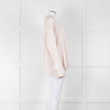 Iris & Ink Cream Satin Over Sized Pyjama Style Shirt