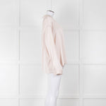 Iris & Ink Cream Satin Over Sized Pyjama Style Shirt