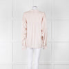 Iris & Ink Cream Satin Over Sized Pyjama Style Shirt