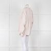 Iris & Ink Cream Satin Over Sized Pyjama Style Shirt
