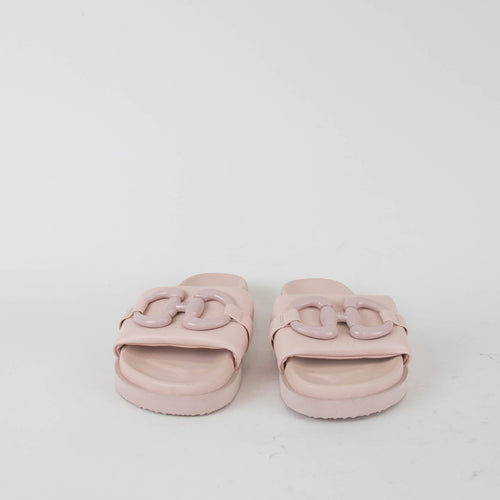 Hogl Pink Sliders With Buckle