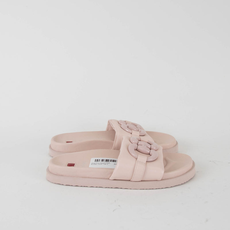 Hogl Pink Sliders With Buckle