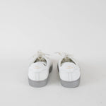 Anya Hindmarch White Trainers with Glitter Soles and Winky Face Motif