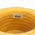 Guanabana Straw Hat With Yellow PomPom Detail