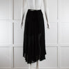 Isabel Marant Etoile Black Sheer Wrap Skirt