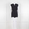 Diane Von Furstenberg Black White Print Playsuit