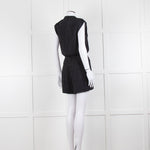 Diane Von Furstenberg Black White Print Playsuit