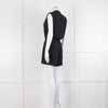 Diane Von Furstenberg Black White Print Playsuit