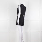 Diane Von Furstenberg Black White Print Playsuit