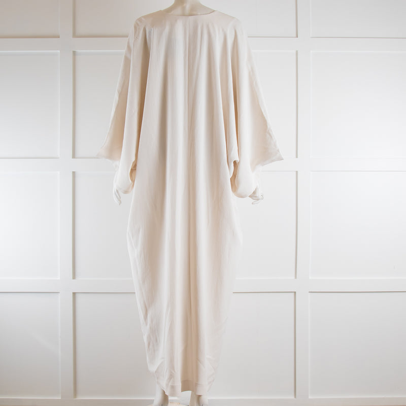 Bouguessa White Nadia Kaftan
