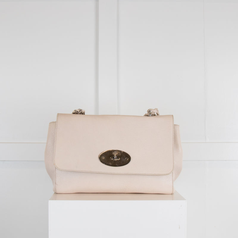 Mulberry Cream Medium Lily Handbag