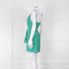 ViX Paula Hermanny Turquoise Beige Sleeveless Short Sun Dress
