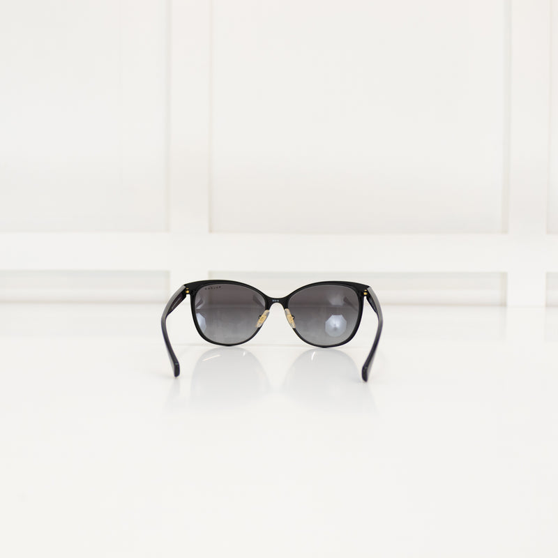 RALPH Ralph Lauren Black Metal Frame Sunglasses
