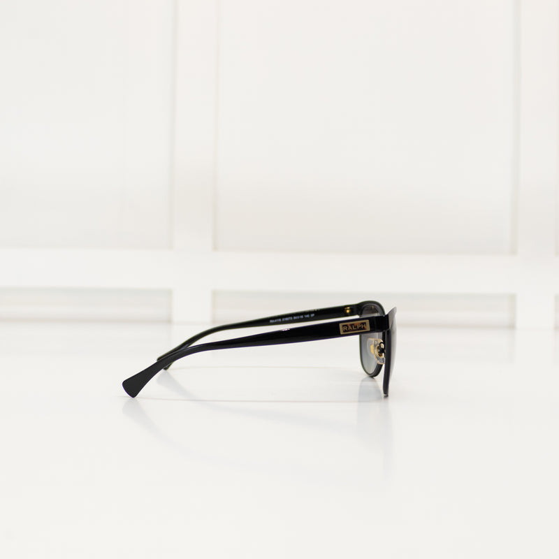 RALPH Ralph Lauren Black Metal Frame Sunglasses