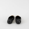Tory Burch Black Gold Logo Minnie Flat Pumps