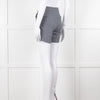 Maje Blue White Pin Stripes Silver Buttons Shorts