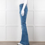 Veronica Beard Blue Flared Jeans