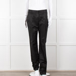 Dolce & Gabbana Black Straight Leg Trousers