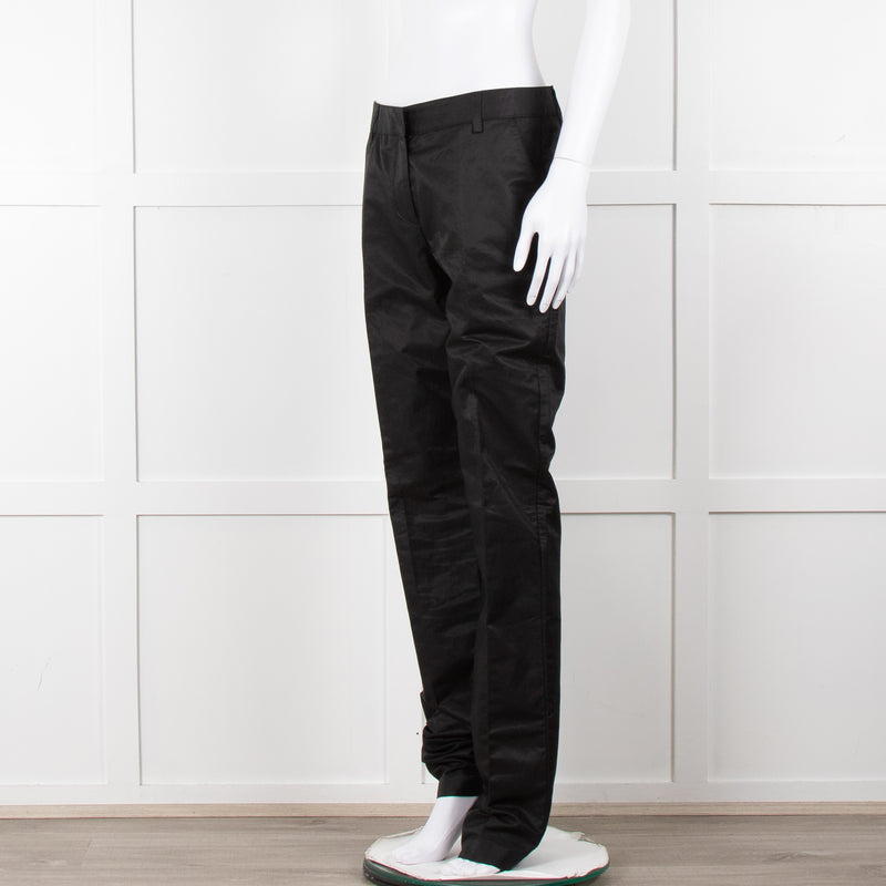 Dolce & Gabbana Black Straight Leg Trousers