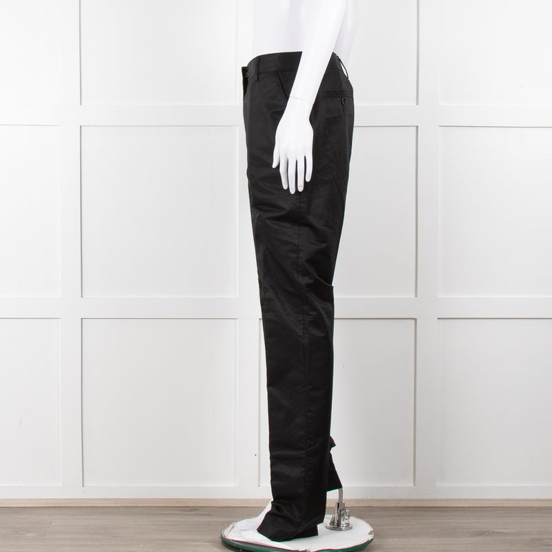 Dolce & Gabbana Black Straight Leg Trousers