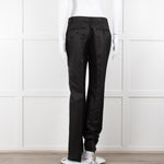 Dolce & Gabbana Black Straight Leg Trousers