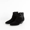 Saint Laurent Black Suede West Chelsea Ankle Boots