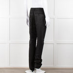 Dolce & Gabbana Black Straight Leg Trousers