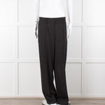 Me + Em Black Polka Dot Wide Leg Trousers